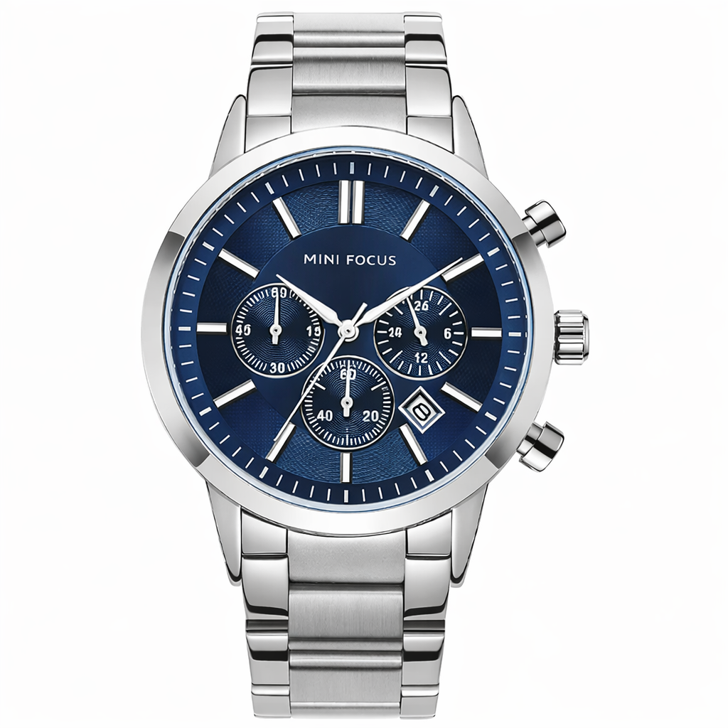 Mini Focus Silver+Navy MF0188G-02