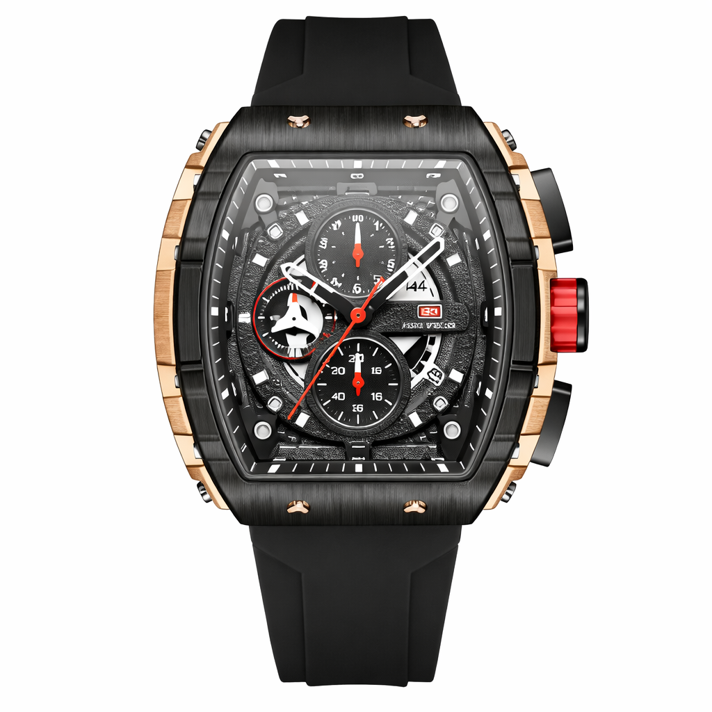 Mini Focus Black+Rose Gold MF0399G-03
