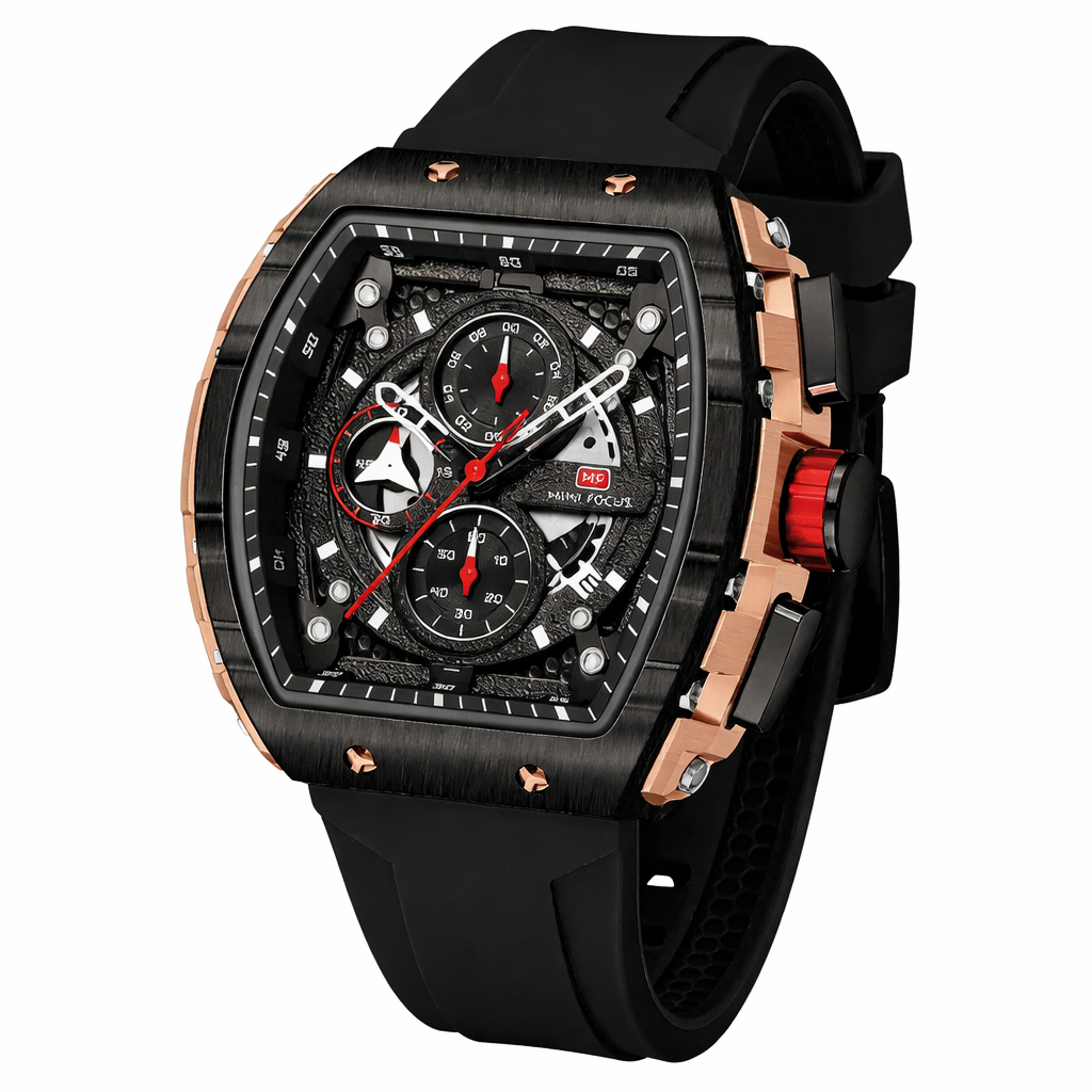 Mini Focus Black+Rose Gold MF0399G-03