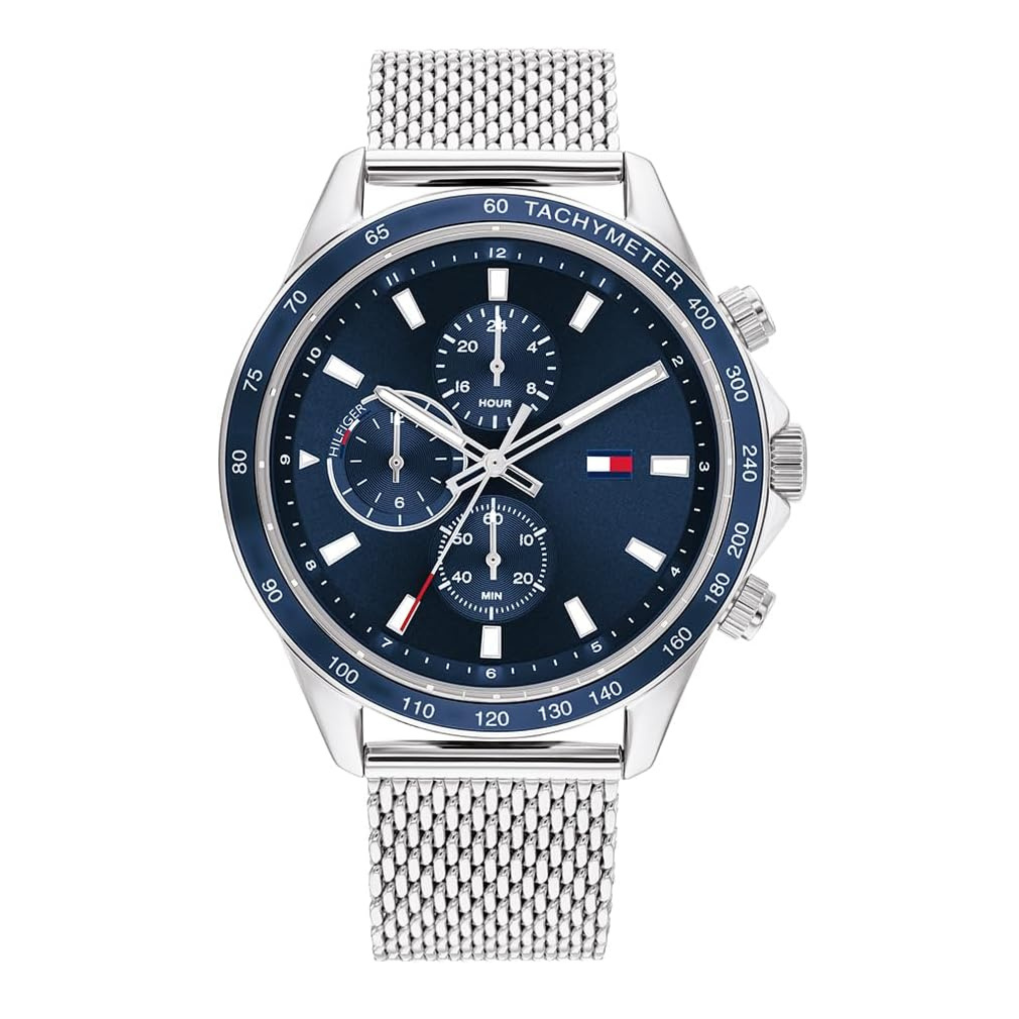 Tommy Hilfiger Men's Blue Dial Stainless Steel Watch