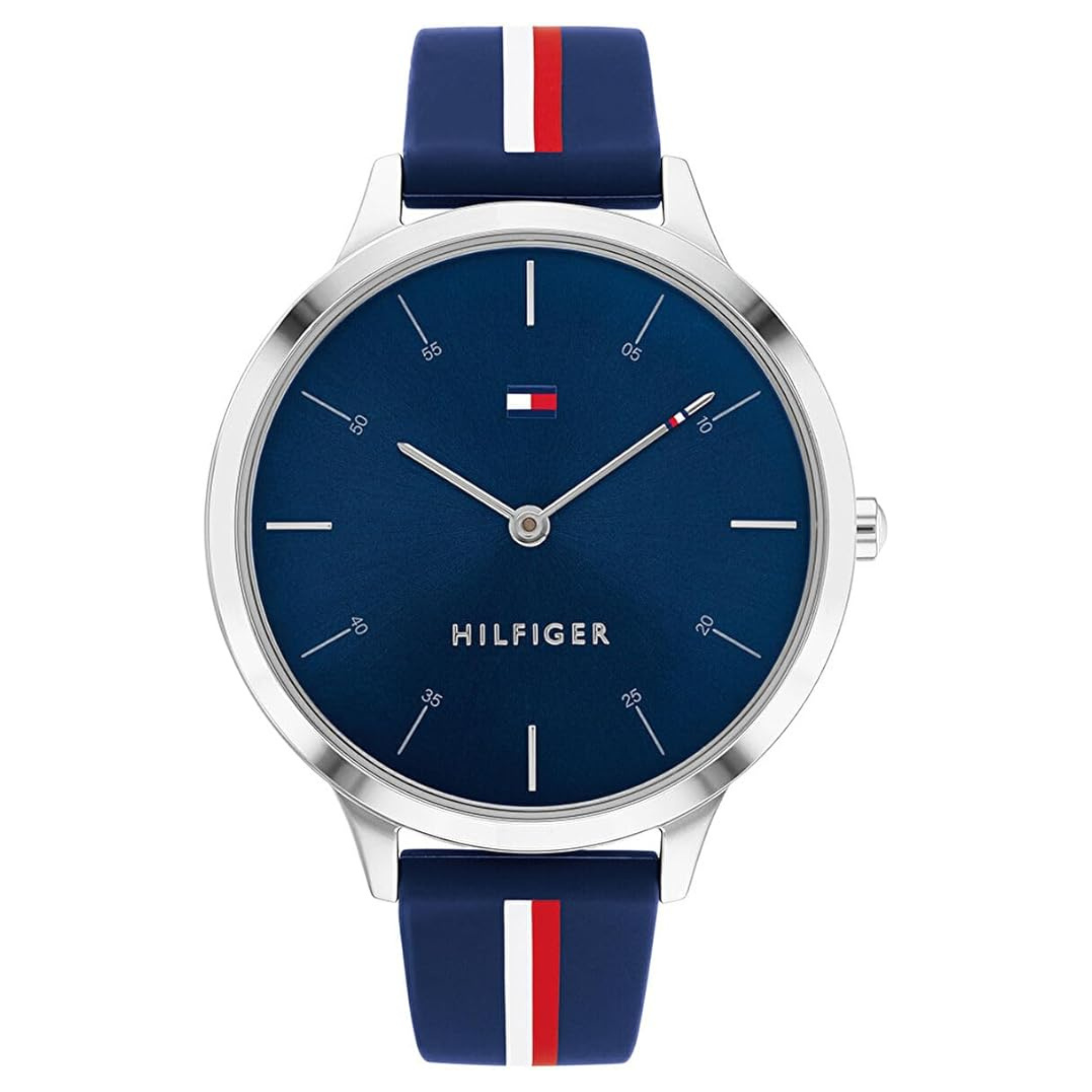 Tommy Hilfiger Men's Watch With Rubber Strap Blue
